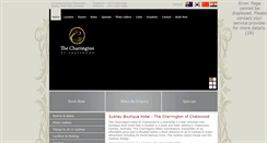 Desktop Screenshot of charringtonhotel.com